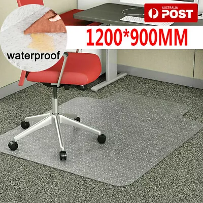 AU Chair Mat Carpet PVC Floor Protectors Home Office Room Mats PVC 120x90 Cm • $24.09