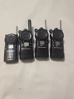 Lot Of 4 Motorola CLS1110 UHF 2-Way Radios Walkie Talkie W/ Battery & Belt Clip • $89.99