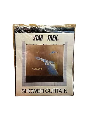 Vintage 1986 Star Trek Shower Curtain 70X72 • $60