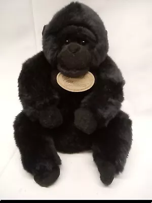 Russ Berrie Yomiko Classics Soft Toy Silver Back Gorilla. Only Label. 12 Ins • £6.10