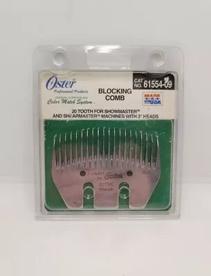 $69.99 • Buy Oster 20 Tooth Blocking Comb Shearmaster Showmaster Usa