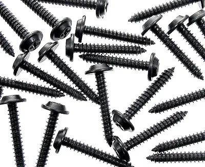 Black Trim Screws- #10 X 1-1/4  Flat Top- 15/32  Head Dia- 100 Screws- G#215H • $29.99