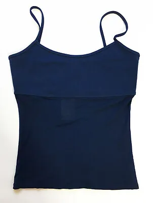 Women's Abercrombie & Fitch Gym Issue Vest Cami Top Navy Medium - (#118) • £20.94