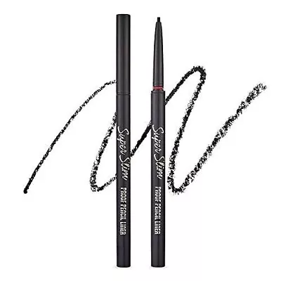 Etude House Super Slim Proof Pencil (#01 Black) 0.08g K-beauty • $15.77