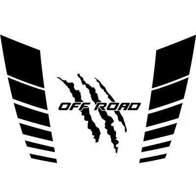 Racing Stripe Car Stickers Claw Marks OFF Road Decals For Hood Vinyl Decorative • $21.50