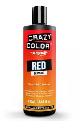 Crazy Color Vibrant Color Shampoo - Red 250ml - Free P&P • £7.99