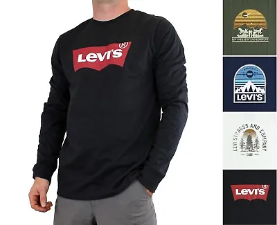 Levi's Men's Long-Sleeve Shirt 3LGLK2247B Graphic Print Casual 100% Cotton Shirt • $14.99