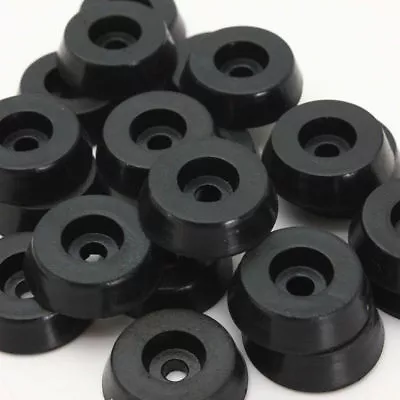 20/40Pcs Dia 18mm Rubber Table Chair Leg Feet Floor Pads Skid Glide Protectors • £3.62