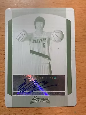 2004-05 Bowman HA SEUNG JIN RC Printing Plate Auto 1/1 1st Korean In NBA! RARE! • $700