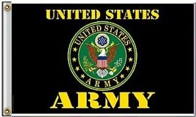 Army Gold And Black Symbol Flag United States Military Banner US Pennant New 3x5 • $9.88