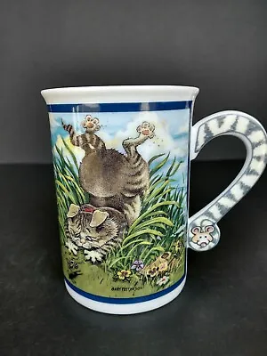 Comical Cat's Cat Mug  On The Prowl  Danbury Mint Gary Patterson Hunting Collect • $8.99