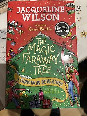SIGNED FIRST EDITION - Jacqueline Wilson The Magic Faraway Tree Christmas • £14.99