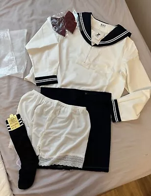 Japanese School Girls Sailor Uniform Anime Cosplay Costume • £12.99