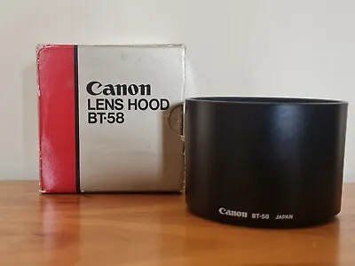 Canon BT-58 Lens Hood For FD Lenses 70-210/100-300 & 80-200mm FD - Boxed - M1861 • £19.95