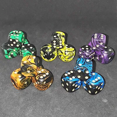 15mm Oblivion D6 Spot Dice Various Colours And Quantities RPG/War Gamming • £3.15