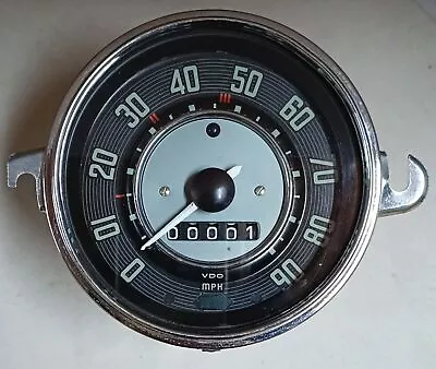 VW Karmann Beetle Tachometer (MILES) Repaired In Perfect Working Condition • $280.98