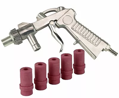 Dragway Tools Blast Media Gun & (5) 7MM Nozzles For 25 60 90 Sandblast Cabinet • $43.99