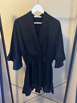 🖤 ZIMMERMAN - Playsuit / Romper - Black - Size 0 - Excellent Cond - RRP $550 • $70