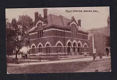 Dover DE Delaware Post Office Vintage Kent County Postcard • $9.75