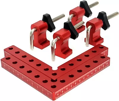 90 Degree Positioning Squares Right Angle Clamp Corner Clamps For Woodworking • $24.94