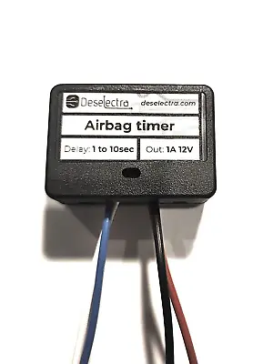 Boxed Mini Car Timer Switch Airbag Light Relay 0 To 10 Sec Kit Delay Off 12V 1A • $11.95