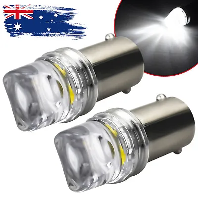 X2 BAYONET BA9S LED LIGHT BULB 5SMD 2835 WHITE PARKER CAR GLOBE INTERIOR 12V AU • $6.29