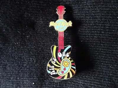 Hard Rock Cafe Pin No Location Groovy Mystery Guitar Series 2013 #5 • $14.95