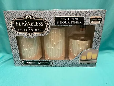 Flameless Led Candles 3pk • $24.95