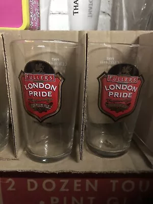 2 X Brand New London Pride Pint Glasses New Stock  Beer Ale Bar • £9