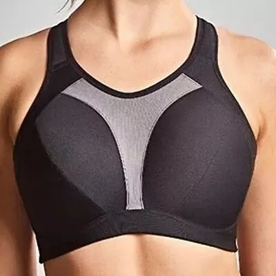 Royce Aerocool Sports Bra - Black/Grey • $79.95