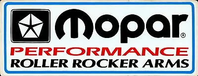 $15 • Buy Vintage Chrysler Mopar Performance Roller Rocker Arms Drag Racing Decal Sticker