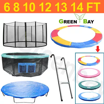 Trampoline Replacement Pad Padding Safety Net Cover Ladder Skirt 6 8 10 12 14ft • £80.95