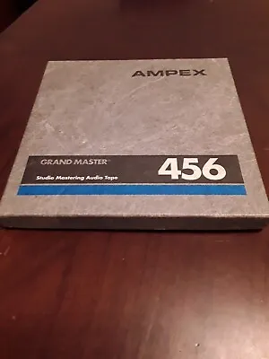 Ampex  456 Grandmaster 7 Inch Studio Mastering Audio Tape Reel To Reel • £22