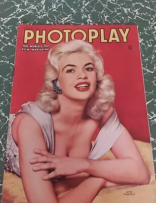 PHOTOPLAY Magazine FEBRUARY 1957 Jayne Mansfield/Elvis/Joan Collins/Kirk PH101 • £20