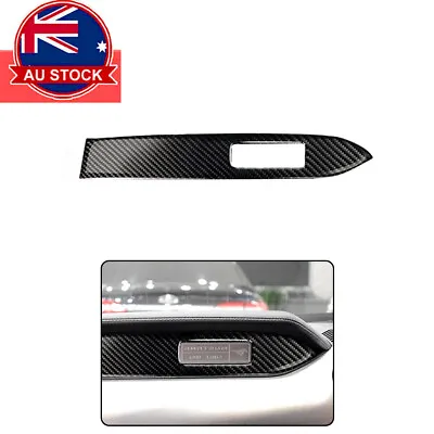 Carbon Fiber Passenger Side Dashboard Panel Cover Trim For Ford Mustang 2015-19 • $18.95