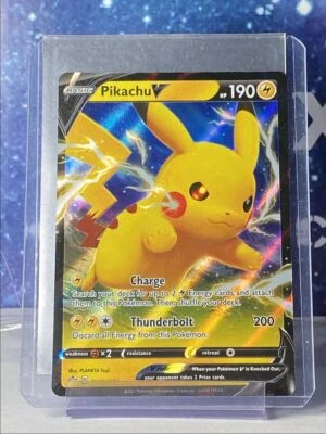 $0.99 • Buy 2021 Pokemon Sun Moon Black Star Promo Pikachu V WHC242
