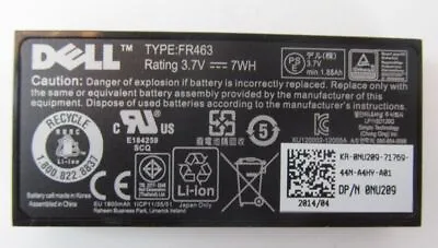 $95 • Buy Dell NU209 PERC5i Raid SAS Battery 3.7V Lithium ION  NEW Bulk 4z