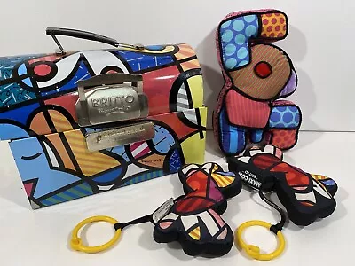 Britto Pop Art Lunch Box Tin & Plush Toys  • $9.99