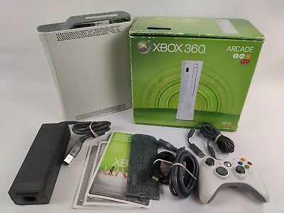 $84.99 • Buy Microsoft Xbox 360 256MB 16GB HDD Arcade Console Box Set