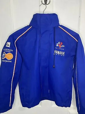 YAMAHA RACING OFFICAL  Racing Blue Soft Shell Jacket TT XS/Women’s 8/10! • £30