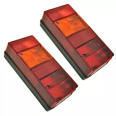 $87.34 • Buy Large Rear Trailer Combination Lamp / Light PAIR TR050