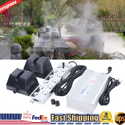 12 Head Ultrasonic Mist Maker Humidifier Pond Fogger Mist Humidifier W/ 2 Buoys • $98.80