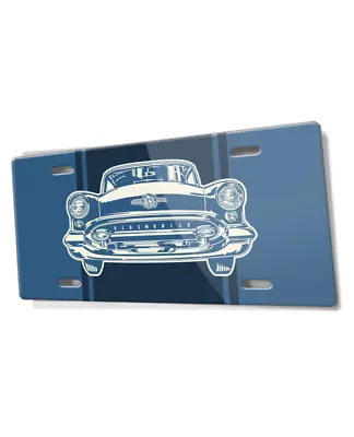 1955 Oldsmobile Front View License Plate - Aluminum - 16 Colors - Made In USA • $17.90