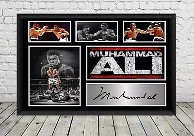 Muhammad Ali Signed Photo Print Autographed Poster Boxing Memorabilia • £7.59