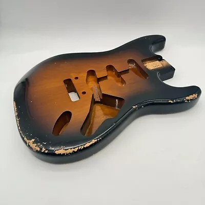 MJT USA Stratocaster Relic Body Alder Tobacco Burst Nitro Light MJT4168 • $399.99