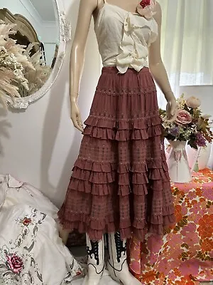 Zimmermann 0 Lace Tiered Skirt EC • $110