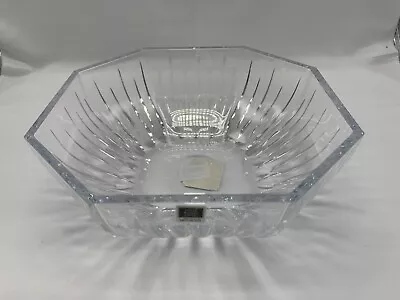 Miller Rogaska SOHO 9.5  Crystal 8-Sided Square Bowl W/ Original Box & Sticker • $28