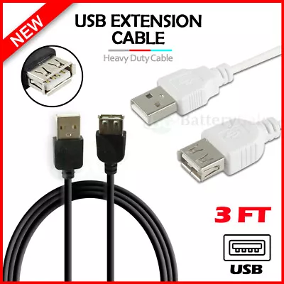 Lot 1-100 USB 3FT' Extension Cable Cord For IPhone 12/12 Mini/12 Pro/Pro Max/SE • $2.89