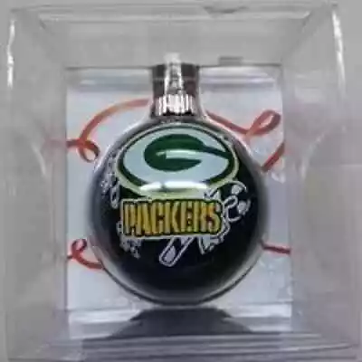 Green Bay Packers Glass Ball Christmas Ornament • $9.99