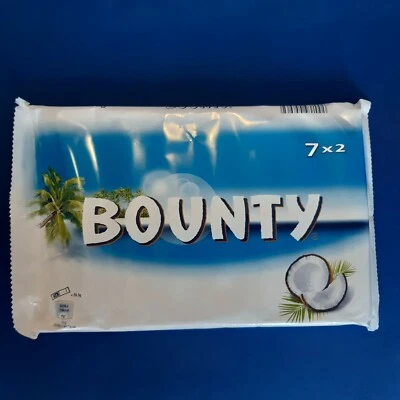 £4 • Buy Bounty Coconut Milk Chocolate  X 7 Bars NEW SHIPS WORLDWIDE
